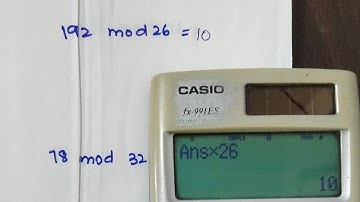 Taking Mod in a scientific calculator.Easy steps  #modulos