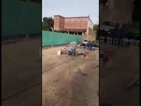 Platea de hormigón para casa prefabricadas