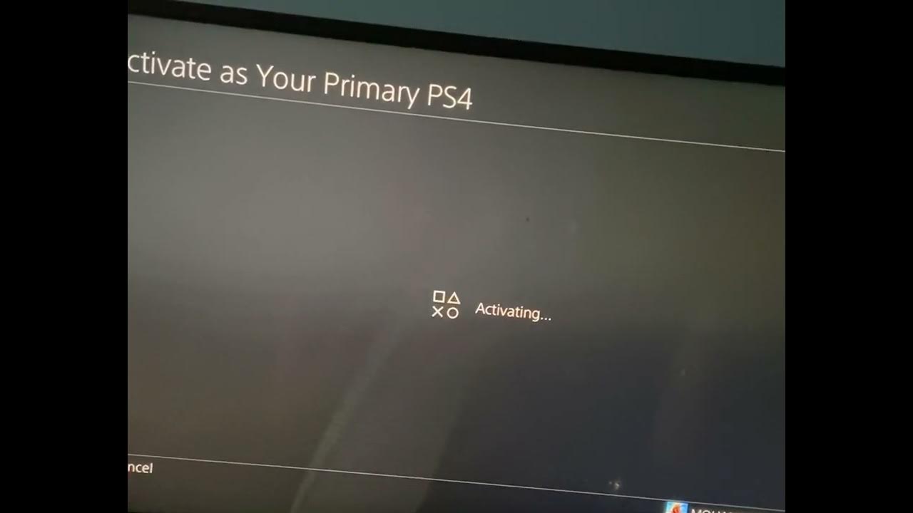 E80558366 can't activate PS4 as primary YouTube