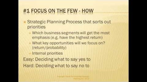 Strategic Planning: Three Keys to Successful Execution