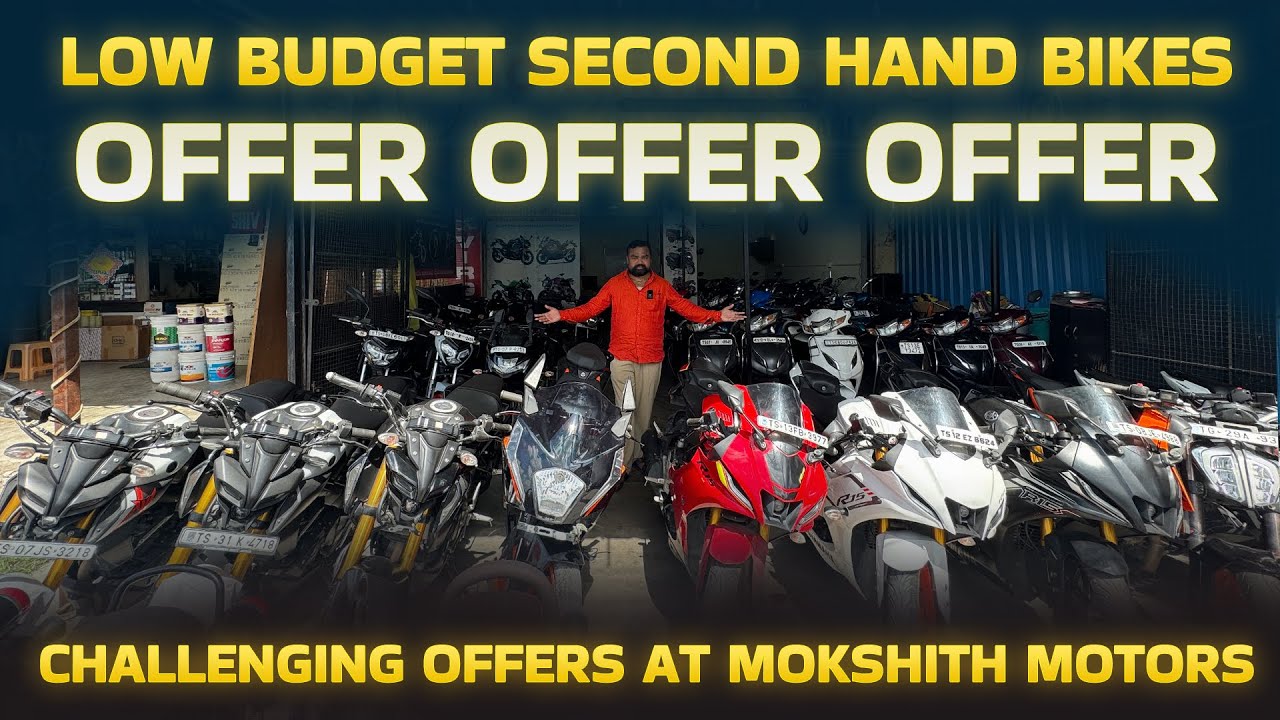 Cheap and best Second hand bikes in Hyderabad | Mokshith Motors | 