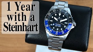 1 Year with a Steinhart Watch | Steinhart Ocean GMT 500m Premium | Best 700 € Rolex Homage GMT Diver