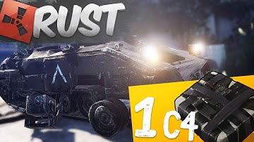 RUST - РЕЙД ТАНКА БРЕДЛИ С ОДНОЙ С4! ПОПЫТАЛСЯ УКРАСТЬ ДОМ С ЖИТЕЛЯМИ ОНЛАЙН!! - RUST RAID