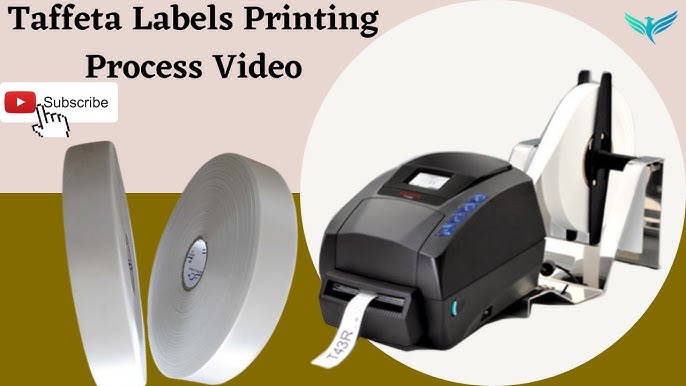 clothing label printing system demonstration 