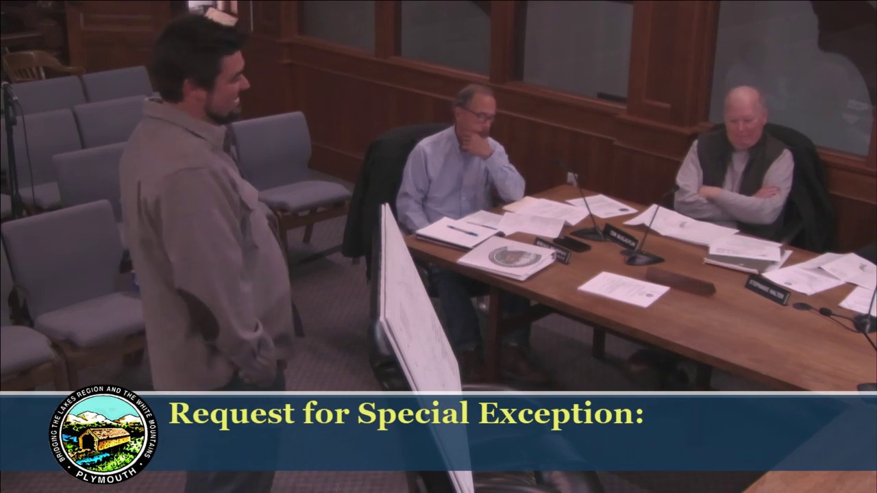 Plymouth Zoning Board 11/12/19 YouTube
