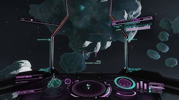 Blowing an asteroid apart in Elite Dangerous 3.3