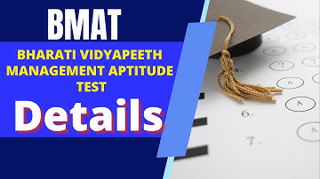 BMAT(Bharati Vidyapeeth Management Aptitude Test) Details || #bmat #entranceexam #mbatours #mbaexam