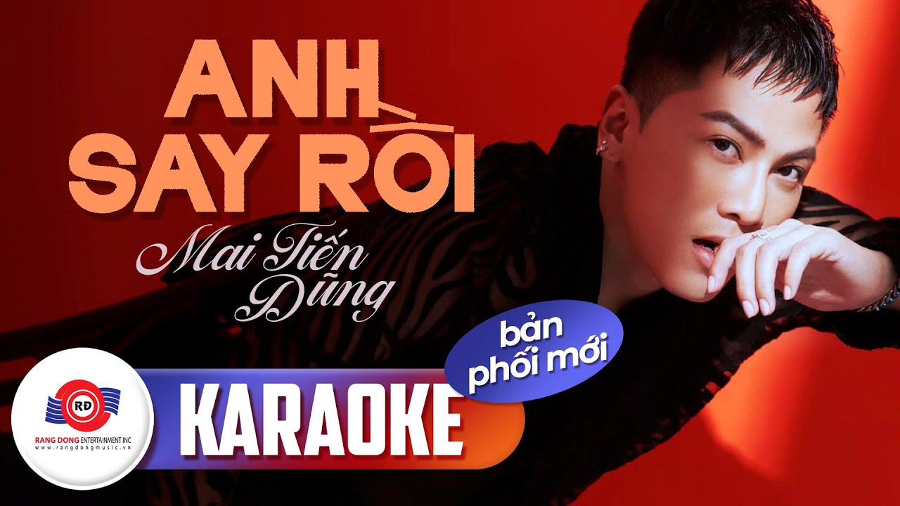 ANH SAY RỒI (KARAOKE BẢN PHỐI MỚI) - MAI TIẾN DŨNG || Anh say.. Em có thể đến đây không?