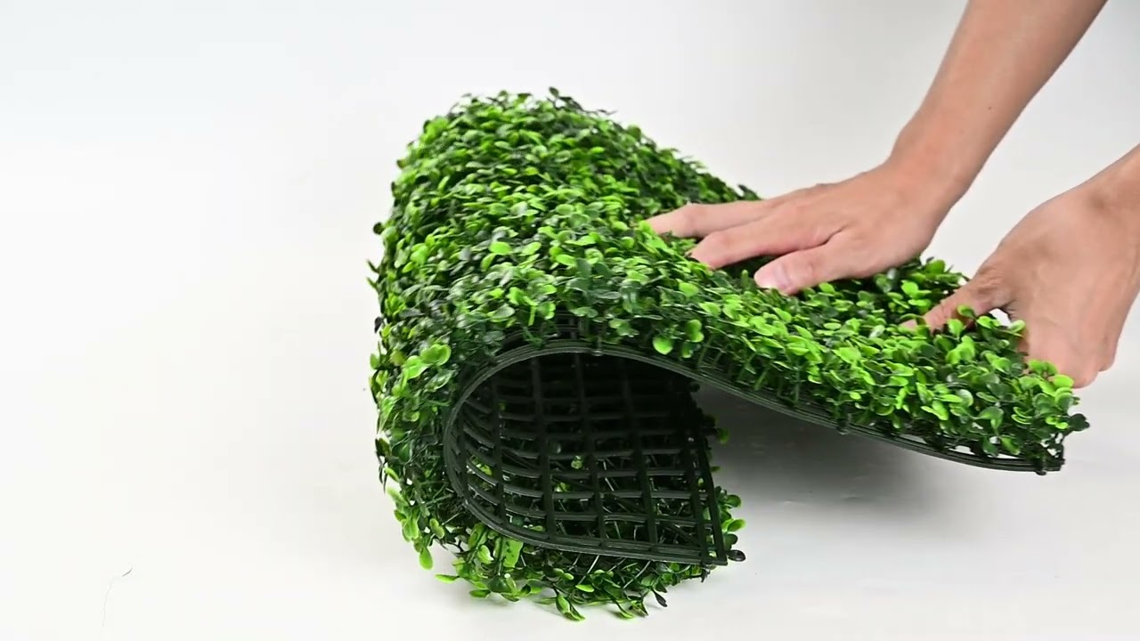 12 pcs 20"X 20" UV Protected Artificial Boxwood Panels For Wall Decoration - Yardlab™