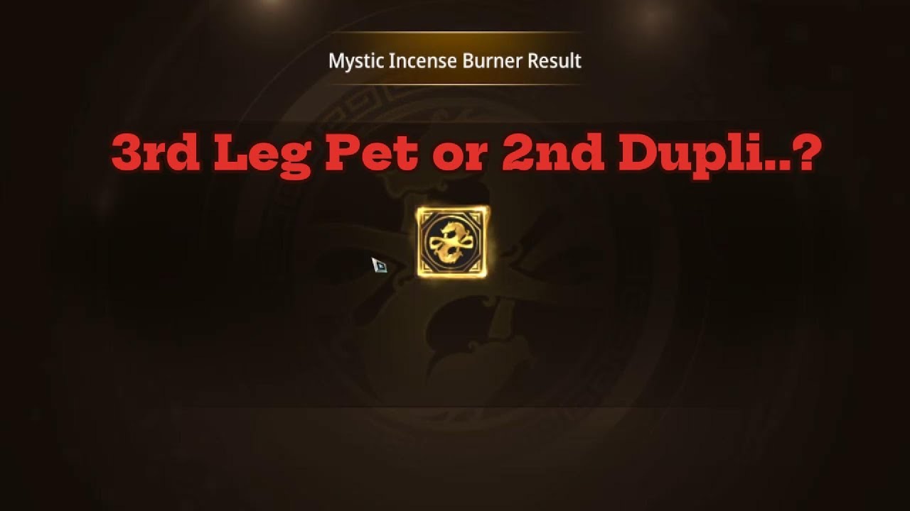 Mir4 Leg pet combine 3rd leg or 2nd dupli