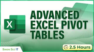 Advanced Pivot Tables Tutorial in Excel  2.5 Hour Pivot Table Excel Course