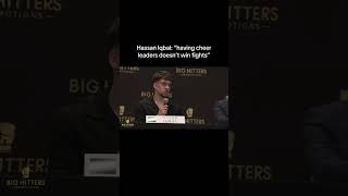 Having cheer leaders doesn’t win fights