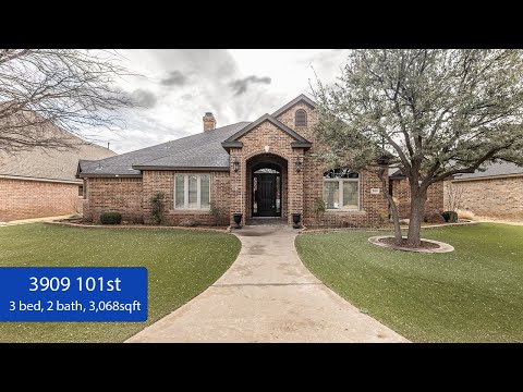 3909 101st St, Lubbock, TX home video tour