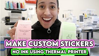 How to Make Stickers For Your Business With Rollo Thermal Printer! Small Business Stickers screenshot 2