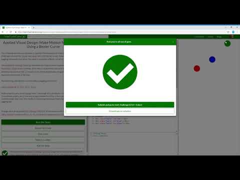 Applied Visual Design  Make Motion More Natural Using a Bezier Curve   Learn freeCodeCamp52/52