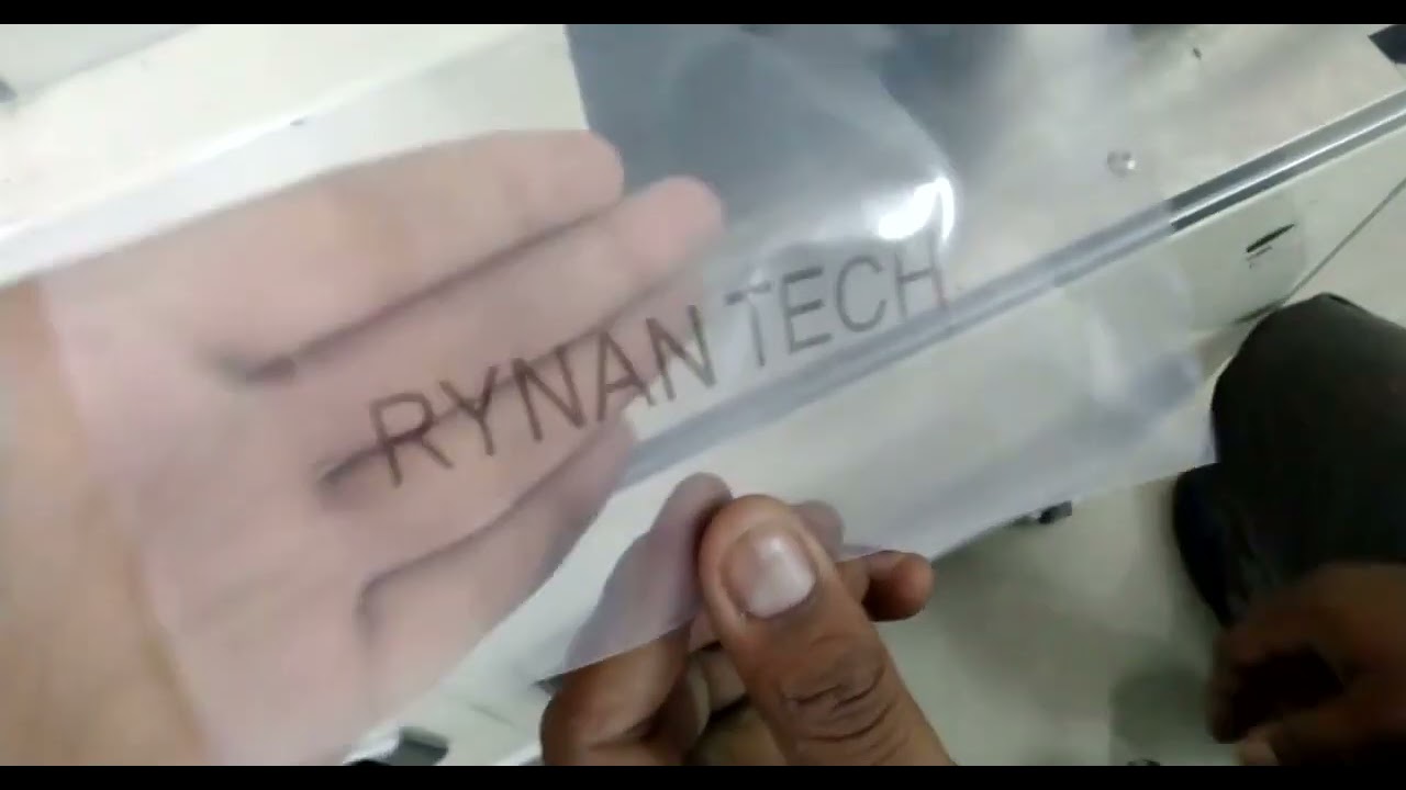 Rynan printing  from UV curable ink on Non porous substrate