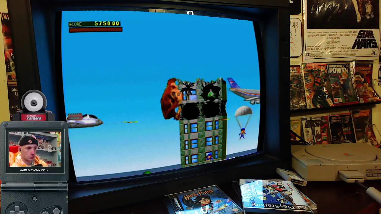 The90s! Rampage World Tour - PS1, Real Hardware, CRT