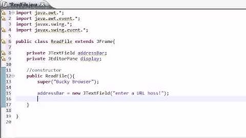 Intermediate Java Tutorial   34   Creating a Simple Web Browser