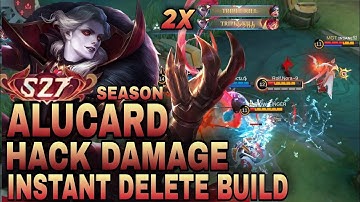 ALUCARD HACK DAMAGE INSTANT DELETE BUILD | Game Play A