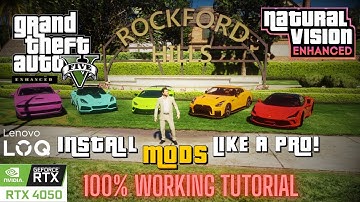 How to Install MODS in GTA 5 Enhanced Tutorial🔥| Step-By-Step Guide (2025)