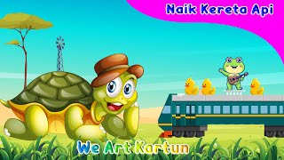Naik Kereta Api  / Bebek Berenang, Kura kura dan Kambing - Lagu Anak Anak Indonesia /WE ART KARTUN