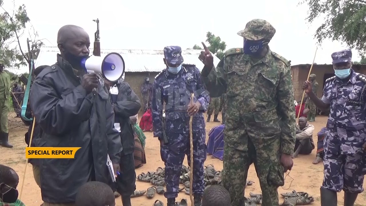 Karamoja Disarmament - 85 Warriors put out of action, 600 arrested, 386 convicted & sentenced.