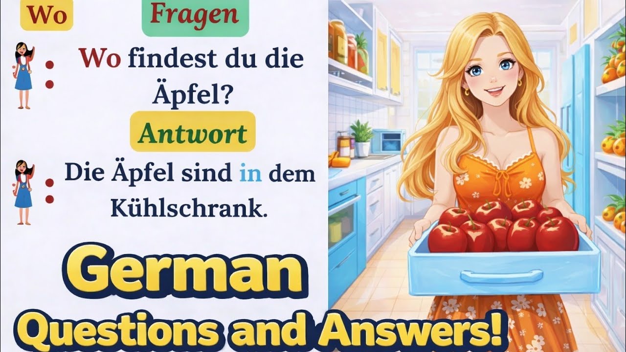 10 German Words for Daily Life (Germany)🇩🇪 |german Question and answer 