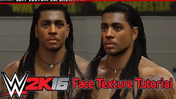 WWE 2K16 Face Texture Tutorial