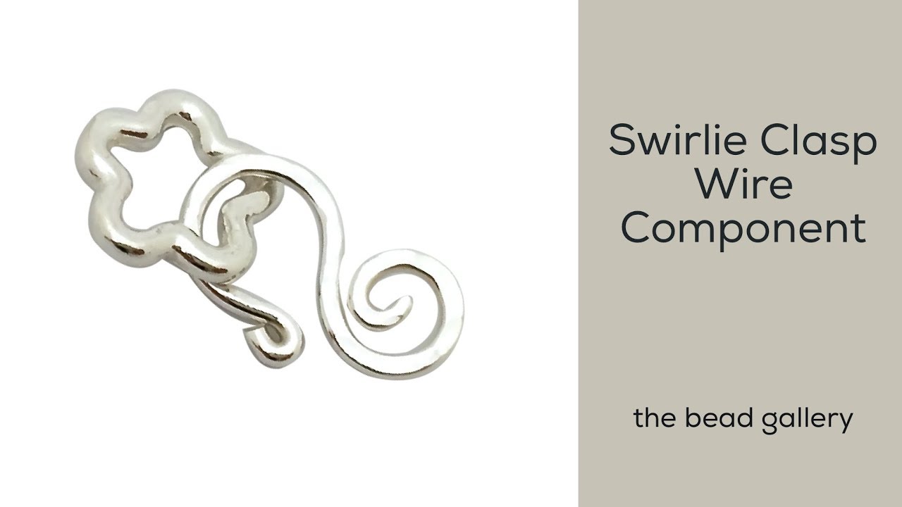 Swirlie Spiral Hook Clasp at The Bead Gallery, Honolulu