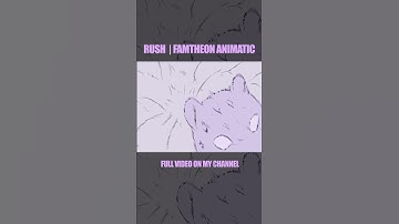 RUSH | FAMETHEON ANIMATIC  #storyboard #animation #2danimation