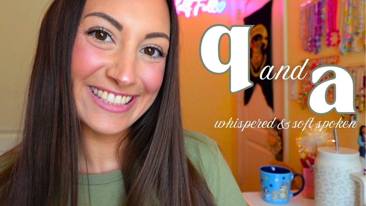 ASMR Q&A! (whispered and soft spoken)