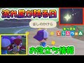 【あつ森】流れ星が降る日　お役立ち情報【あつまれどうぶつの森】