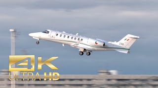 4K Learjet 45 Irish Air Corps 258 Departure Munich Airport Muc Eddm