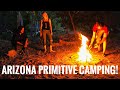 Arizona primitive camping trip junkyard fox
