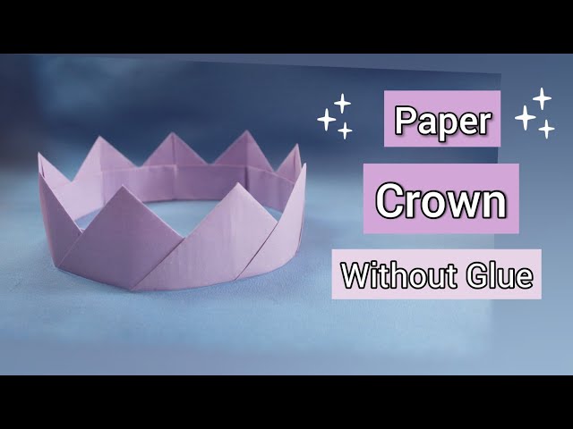 How to make a paper crown - Origami Easy TUTO 