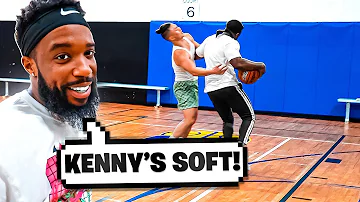 VERY PHYSICAL 1v1 Basketball Game Against CashNasty!