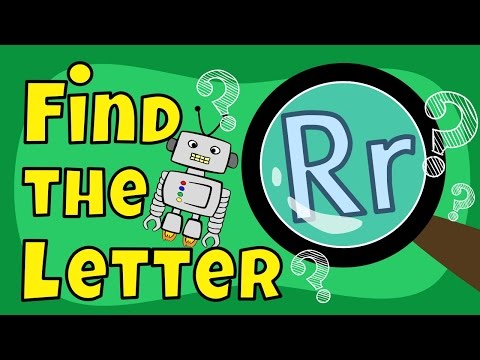 Alphabet Games Find The Letter R Youtube