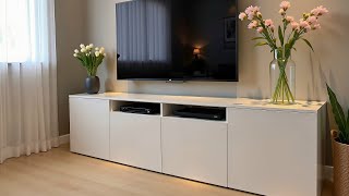 New 100 Modern TV Wall &amp; Stand Decorating Ideas 2025 Living Room TV Units &amp; Interior Decor Trends