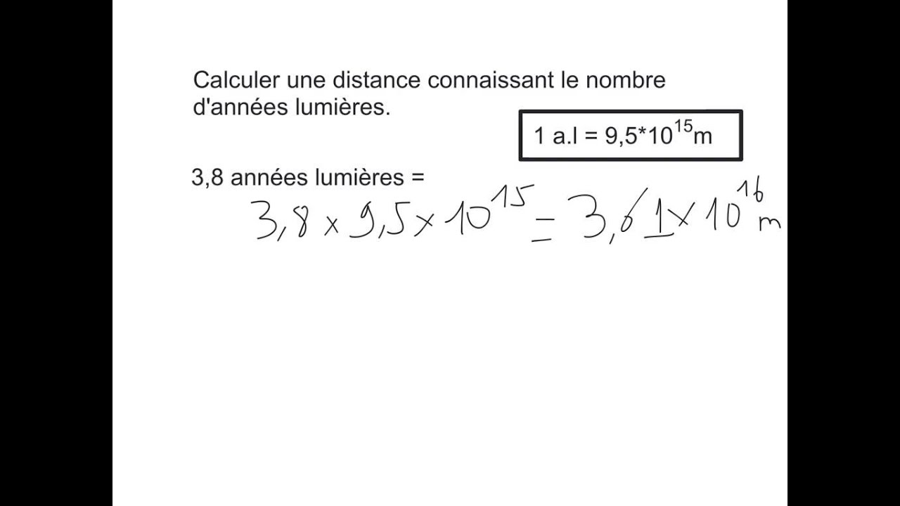 l'année lumière - YouTube