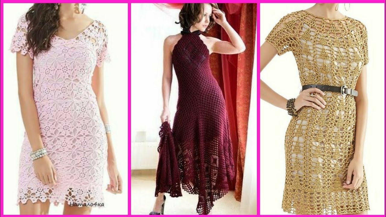 Elegant Free Crochet skert dress pattern For Beautiful Women stylish ...