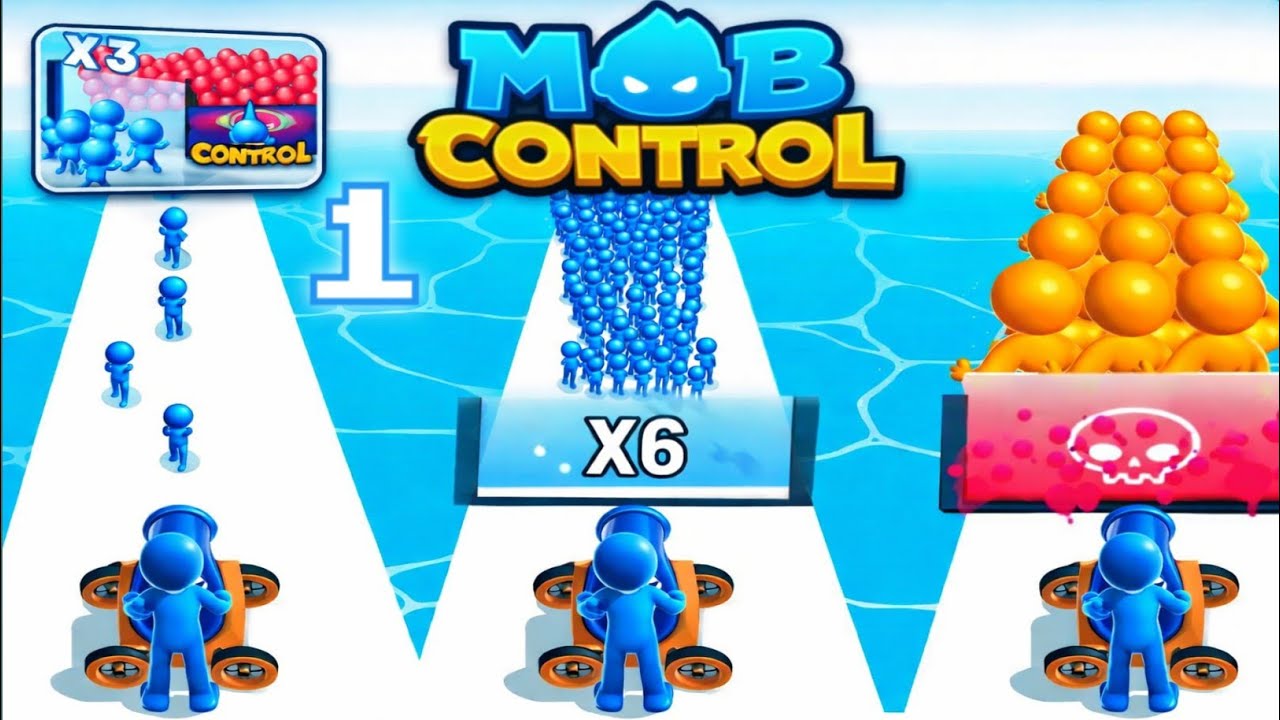 Mob Control Gameplay | Part 1 | Massive Crowd Battles & Upgrades