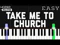 Hozier - Take Me To Church | SLOW EASY Piano Tutorial