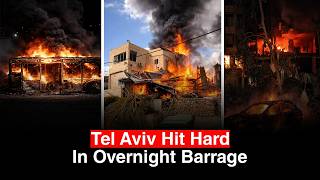 Tel Aviv Rocked As Mive Iranian Barrage Triggers Fires Across Central Israel
