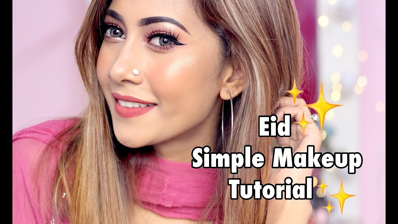 EID Simple Makeup Tutorial l Heat Proof Makeup l Sumayaa Meem