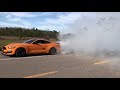 Shelby GT350 burnouts, donuts, launch and amazing exhaust🔥💥🐍