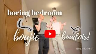 Boring Bedroom To Boujie Boudoir?