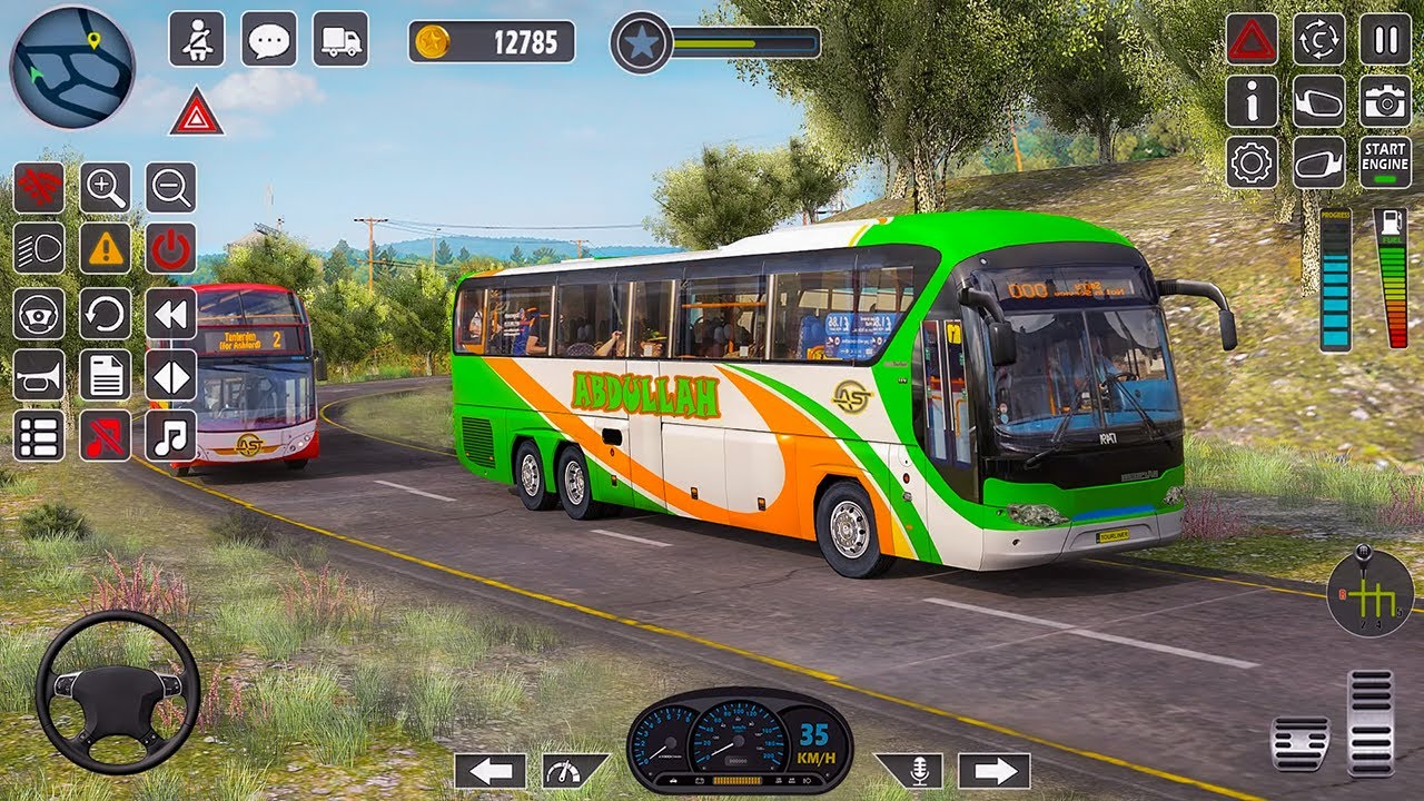 City Coach Bus Driving Master Gameplay