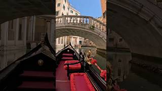 Gondola Ride Through Venice 🇮🇹✨ #Venice #GondolaRide #Italy