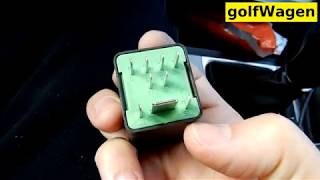 VW Golf 7 glow plug relay 511