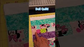 Doll Quilt Made Using the Pillowcase Method! #quilted #sewing #quiltingonabudget #dollclothes